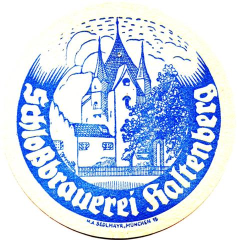 geltendorf ll-by kalten rund 1a (215-schlobrauerei-blau)